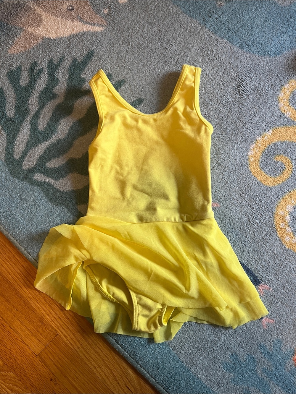 Yellow leotard tutu